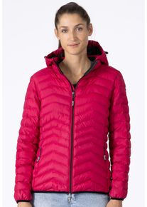 Steppjacke LPO "Wattierte Steppjacke Serafine", Damen, Gr. 50 (XL), granita, 100% Polyester, regular fit, Jacken Steppjacke