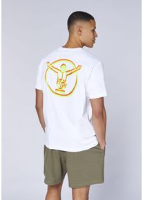 Print-Shirt Chiemsee, Damen, Gr. XL (56/58), wei&szlig;, 100% Baumwolle, Rundhals, Shirts Print-Shirt