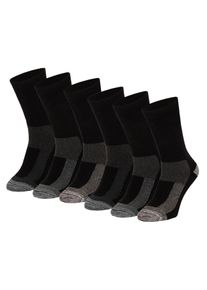 Basicsocken Apollo "Uni Socks", Damen, Gr. 46-48, schwarz, Obermaterial: 60% Baumwolle, 38% Polyester, 2% Elasthan, unifarben, Socken Basicsocken, Funktionelle Thermosocken, Topseller