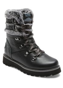 Winterboots Roxy "Brandi", Damen, Gr. 8(38), schwarz, Obermaterial:Obermaterial: 84% Leder, 12% Chemiefaser-Textil, 4% Metall / Futter: 100% Chemiefaser-Textil / Au&szlig;ensohle: 100% Gummi;, Schuhe Winterboots