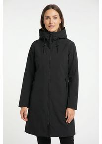 Funktionsmantel Icepeak "ABENSBERG", Damen, Gr. 48, basic schwarz, Obermaterial: 100% Polyester. Futter: 100% Polyester, M&auml;ntel Funktionsmantel