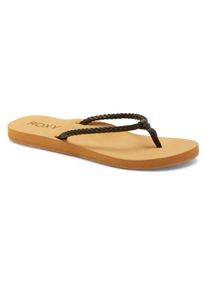 Zehentrenner Roxy "Costas", Damen, Gr. 8(38), schwarz, Obermaterial:Obermaterial: 100% synthetisches PU / Futter: 100% Synthetikmaterial / Au&szlig;ensohle: 100% TPR;, Schuhe Zehentrenner