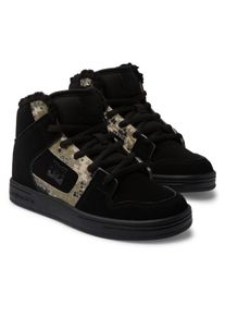 Sneaker DC Shoes "Manteca 4 Hi Wr", Jungen, Gr. 6(37), schwarz (schwarz, camo), Obermaterial:51.1% Leder, 48.9% Synthetikmaterial;, Schuhe Sneaker