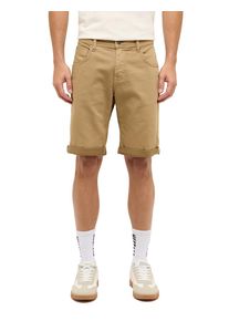 Slim-fit-Jeans Mustang "Herren Style Chicago Shorts Z", Damen, Gr. 30, 3378 beige, Denim/Jeans, 90% Baumwolle, 8% Polyester, 2% Elasthan, unifarben, slim fit, Jeans Slim-fit-Jeans