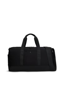 Weekender Tommy Hilfiger "TH TRAVEL DUFFLE", Damen, Gr. B/H/T: 50cm x 29cm x 27cm, schwarz, Textil, Taschen Weekender, Men Reisetasche, Freizeittasche mit doppeltem Tragegriff