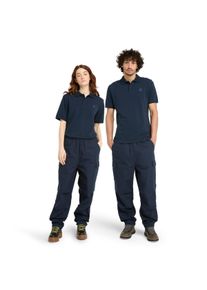 Poloshirt Timberland, Herren, Gr. S, blau (schwarz sapphir), Piqu&eacute;, Obermaterial: 100% Baumwolle, unifarben, hoch geschlossener Ausschnitt, eingesetzt B&uuml;ndchen, Shirts Poloshirt