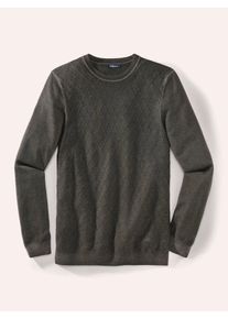 Walbusch Strukturpullover Merino Extrafein