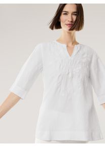 Walbusch Tunika Leinenmix mit Stickerei