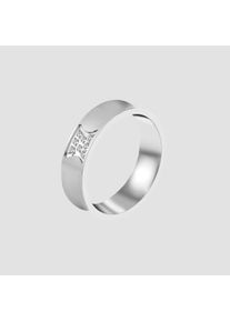 Adelia&acute;s Fingerring ADELIA&acute;S "Damen Ring aus Edelstahl mit Strass Steinchen" Gr. 58, silber, Fingerringe, Damen, 58, Edelstahl, Fingerring