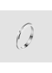 Adelia&acute;s Fingerring ADELIA&acute;S "Damen Ring aus Edelstahl mit Strass Steinchen" Gr. 58, silber, Fingerringe, Damen, 58, Edelstahl, Fingerring