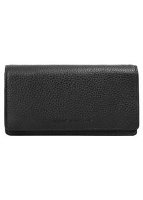 Geldb&ouml;rse Betty Barclay, Damen, schwarz, Leder, unifarben, Kleinlederwaren Geldb&ouml;rse, echt Leder