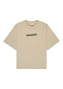 T-Shirt Element "World Peace", Damen, Gr. XS, oat milk, Obermaterial: 100% Walkfrottier;, Shirts T-Shirt