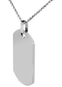 Adelia&acute;s Kettenanh&auml;nger ADELIA&acute;S "Unisex Anh&auml;nger &iquest; Gravuranh&auml;nger aus Edelstahl", silber, Schmuckanh&auml;nger, Damen, Edelstahl, Kettenanh&auml;nger