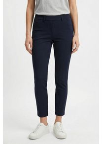 Jerseyhose KjBRAND "Jenny", Damen, Gr. 46, N-Gr, marine, Web, Obermaterial: 50% Polyester, 45% Viskose, 5% Elasthan, figurbetont kn&ouml;chellang, Hosen Jerseyhose