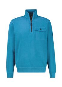 Sweatshirt Lerros "Herren Troyer in Gro&szlig;en Gr&ouml;&szlig;en", Herren, Gr. 4XL, swedish blau, 70% Baumwolle, 30% Polyester, Sweatshirts Sweatshirt