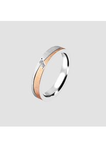 Adelia&acute;s Fingerring ADELIA&acute;S "Damen Ring aus Edelstahl mit Strass Steinchen" Gr. 52, silber, Fingerringe, Damen, 52, Edelstahl, Fingerring