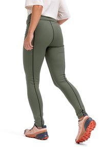 Funktionsleggings Maier Sports "Da-Tight el. MS FAV Long Tight W", Damen, Gr. 46, N-Gr, gr&uuml;n goose, Obermaterial: 85% Polyamid, 15% Elasthan, Hosen Funktionsleggings, sportlicher Stil, f&uuml;r Wandern und Outdooraktivit&auml;ten