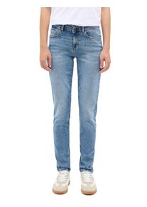 Skinny-fit-Jeans Mustang "Damen Style Quincy Skinny", Damen, Gr. 26, L&auml;nge 32, 402 mittelblau, Denim/Jeans, 95% Baumwolle, 3% Elastomultiester, 2% Elasthan, unifarben, skinny fit, Jeans Skinny-fit-Jeans