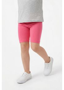Radlerhose Blue Seven, M&auml;dchen, Gr. 116, N-Gr, pink, Jersey, Obermaterial: 95% Baumwolle, 5% Elasthan, unifarben, Basic kniefrei, Hosen Radlerhose