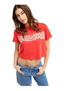 T-Shirt Roxy "Endless Weekends", Damen, Gr. XS, hibiscus, Obermaterial: 100% Walkfrottier;, Shirts T-Shirt
