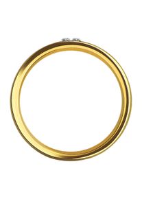 Adelia&acute;s Fingerring ADELIA&acute;S "Damen Ring aus Edelstahl mit Strass Steinchen" Gr. 60, gold, Fingerringe, Damen, 60, Edelstahl, Fingerring