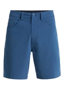 Badeshorts Quiksilver "Nelson Amph 18", Herren, Gr. 36(XL), US-Gr&ouml;&szlig;en, schwarz denim heather, Obermaterial: 96% Nylon, 4% Elasthan;, Badehosen Badeshorts