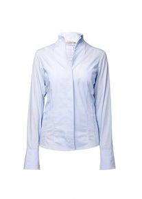 Langarmbluse SURI FREY "Bluse SFY Freyday", Damen, Gr. XS, blau (blau 500), Obermaterial: 100% Baumwolle CO., Blusen Langarmbluse