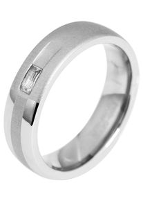 Adelia&acute;s Fingerring ADELIA&acute;S "Damen Ring aus Titan mit Strass Steinchen" Gr. 62, silber, Fingerringe, Damen, 62, Titan, Fingerring