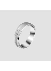 Adelia&acute;s Fingerring ADELIA&acute;S "Damen Ring aus Titan mit Strass Steinchen" Gr. 60, silber, Fingerringe, Damen, 60, Titan, Fingerring