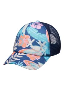 Trucker Cap Roxy "Honey Coconut", Jungen, vintage indigo tropical advent, Kunstfaser, Caps Trucker Cap