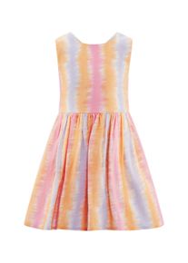 Sommerkleid happy girls, M&auml;dchen, Gr. 98, N-Gr, multicolour, Web, Obermaterial: 100% Baumwolle. Futter: 100% Baumwolle, gestreift, Basic knieumspielend, Rundhals, Kleider Sommerkleid, Topseller