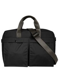 Aktentasche Bugatti "LEGERE", Gr. B/H/T: 40cm x 29cm x 10cm onesize, schwarz, Kunstfaser, unifarben, Taschen Aktentasche