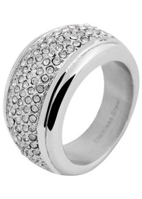 Adelia&acute;s Fingerring ADELIA&acute;S "Damen Ring aus Edelstahl mit Strass Steinchen" Gr. 60, silber, Fingerringe, Damen, 60, Edelstahl, Fingerring