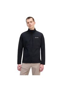 Softshelljacke Berghaus "M GHLAS 3.0 SOFTSHELL JKT", Herren, Gr. S, jet schwarz, Obermaterial: 100% Polyester, Jacken Softshelljacke, sportlicher Stil, dehnbares Material, wasser- und windabweisend