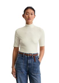 Marc O'Polo Rollkragenshirt MARC O'POLO, Damen, Gr. M, wei&szlig; (wei&szlig; cotton), Jersey, Obermaterial: 91% Modal, 9% Elasthan, normal, Shirts Rollkragenshirt, slim fit, Unterziehshirt, aus TENCEL&trade; Modal