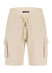 Shorts Blue Seven "Blue Seven Jogginghose", Jungen, Gr. 176, 0470, kiesel, 100% Baumwolle, relaxed fit, Hosen Shorts