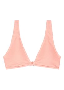 Bade-Shirt Billabong "Tanlines", Damen, Gr. XS, Cup B, peach tart, Obermaterial: 91% Microfaser, 9% Elasthan;, Bikini-Oberteile Bade-Shirt