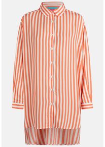 Klassische Bluse SALZHAUT "Bluse KALF", Damen, Gr. M-L, rot (sanftes wei&szlig; coral), Obermaterial: 100% Viskose CV., Blusen Klassische Bluse