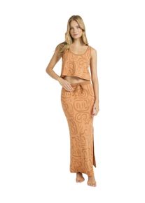Sommerrock Billabong "Embers Midi", Damen, Gr. XS, tangerine, Obermaterial: 100% Walkfrottier;, R&ouml;cke Sommerrock