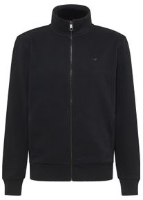 Sweatshirt Mustang "Herren Style Dillon", Herren, Gr. S, schwarz, 80% Baumwolle, 20% Polyester, regular fit, Sweatshirts Sweatshirt