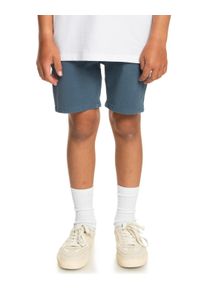 Chinoshorts Quiksilver "Krandy", Jungen, Gr. 14, blau (bering sea), Obermaterial: 98% Walkfrottier, 2% Elasthan;, Hosen Chinoshorts
