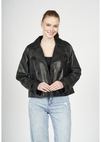 Lederjacke Freaky Nation "Out of the line-FN", Damen, Gr. M (38), schwarz, Oberstoff: 100% Leder; Futter: 100% Baumwolle, normal, Jacken Lederjacke