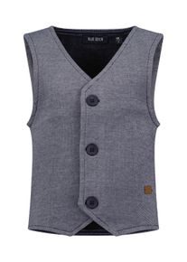 Sweatjacke Blue Seven "Blue Seven Weste", Jungen, Gr. 98, 5720, dk blau, 70% Baumwolle, 30% Polyester, normal normal, V-Ausschnitt, ohne B&uuml;ndchen, Sweatjacken Sweatjacke