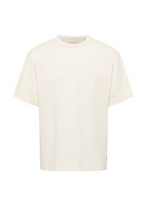 Kurzarmshirt Mustang "Herren Style Akron", Damen, Gr. XL, sanftes wei&szlig;, Jersey, 100% Baumwolle, Rundhals, Shirts Kurzarmshirt