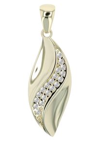 Adelia&acute;s Kettenanh&auml;nger ADELIA&acute;S "Damen Anh&auml;nger aus 333 Gold mit Zirkonia", gold, Schmuckanh&auml;nger, Damen, Kettenanh&auml;nger