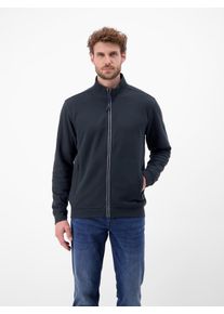 Sweatjacke Lerros "Basic Sweatjacke FOR EVERY DAY", Herren, Gr. XL, classic navy, 90% Baumwolle, 10% Polyester, Sweatjacken Sweatjacke