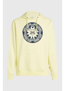 O`Neill Kapuzensweatshirt O'NEILL "O'NEILL MUSTHAVE GRAPHIC HOODIE", Herren, Gr. S (48), wei&szlig;, neutral, Obermaterial: 60% Baumwolle, 40% Polyester, Sweatshirts Kapuzensweatshirt, normale Passform, mit dreiteiliger Kapuze, mit wasserbasiertem Print