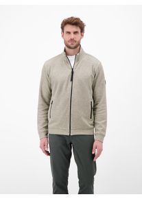 Sweatjacke Lerros "Basic Sweatjacke FOR EVERY DAY", Herren, Gr. XL, sanftes wei&szlig;, 90% Baumwolle, 10% Polyester, Sweatjacken Sweatjacke