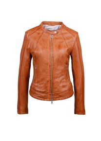 Lederjacke Freaky Nation "Miss Tula-FN", Damen, Gr. S (36), beige, Oberstoff: 100% Leder; Futter: 100% Baumwolle, normal, Jacken Lederjacke