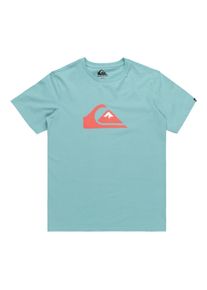 T-Shirt Quiksilver "Comp Logo", Jungen, Gr. 8, blau (marine blau), Obermaterial:100% Walkfrottier;, Shirts T-Shirt